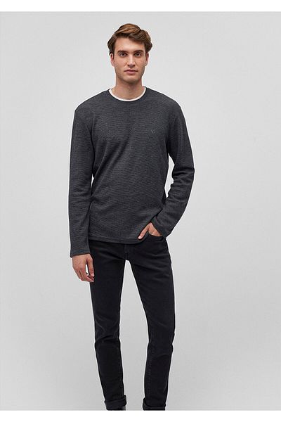 Mavi Μακρυμάνικο γκρι T-shirt Slim Fit / Slim Fit 065755-29758