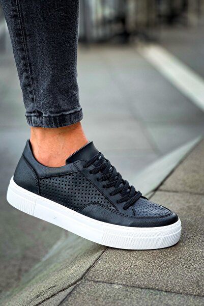 pabucmarketi Lace-Up Men's Casual Shoes Black