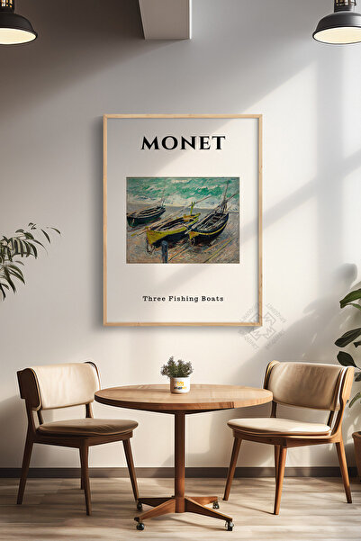 Basquiart Αφίσα της σειράς Claude Monet με ξύλινο πλαίσιο, διακοσμητικό τοίχο...