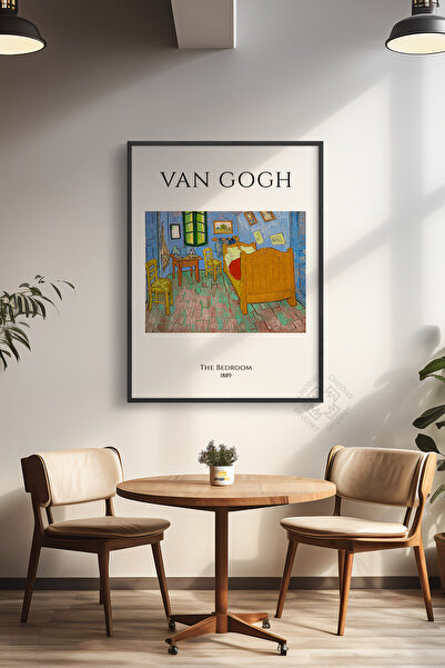 Basquiart Poster din seria Vincent Van Gogh cu ramă neagră, decor de perete p...