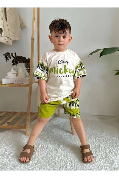 JELİBOOM Organic 100% Cotton Children's Shorts Set