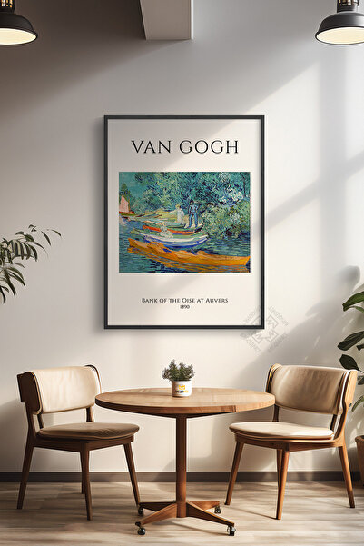 Basquiart Seria Vincent Van Gogh Poster cu ramă neagră, decor de perete picta...