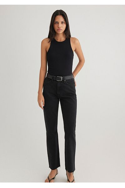 Mavi Basic Halter Collar Slim Fit Women's T-Shirt