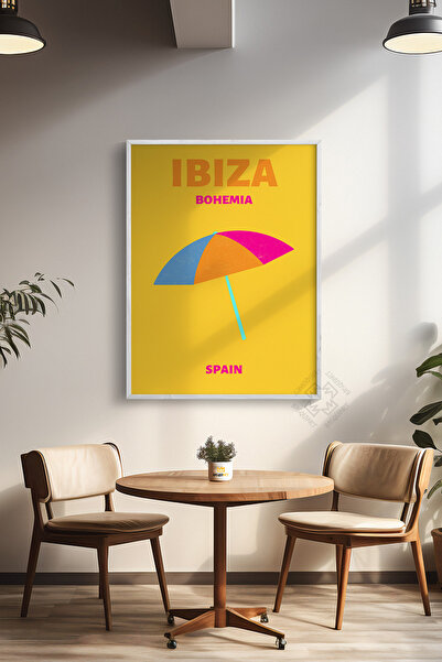 Basquiart Poster cu ramă albă din seria City, decor de perete pictat Nr.:20