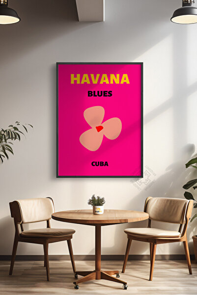 Basquiart Poster cu ramă neagră din seria City, decor de perete pictat Nr.:12