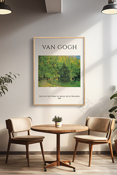 Basquiart Poster din seria Vincent Van Gogh, încadrat în lemn, decor de peret...