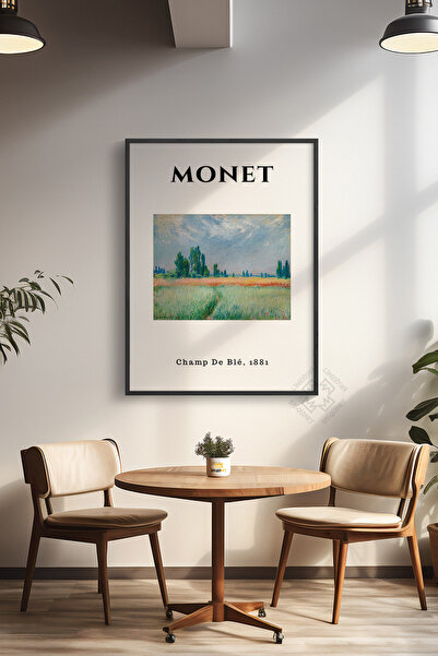 Basquiart Αφίσα της σειράς Claude Monet με μαύρο πλαίσιο, διακοσμητικό τοίχου...