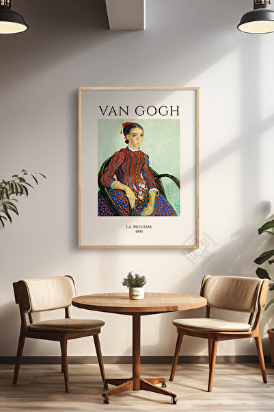 Basquiart Poster din seria Vincent Van Gogh, încadrat în lemn, decor de peret...