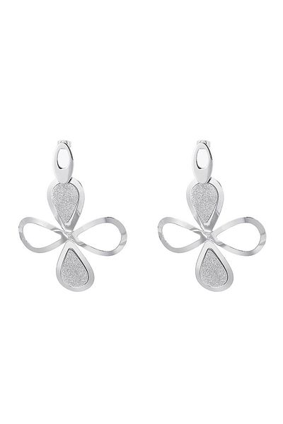 SIC MODA Stainless Steel Clover Earrings 3908