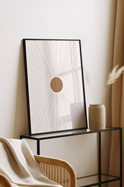 Basquiart Bohemian Serisi Siyah Çerçeveli Poster, Tablo No:41