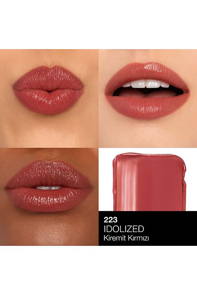 Nars أحمر شفاه مغذي يدوم طويلاً مع محتوى مكثف يجذب الانتباه بمظهر مشرق - 1.5 GR-223 - Idolized