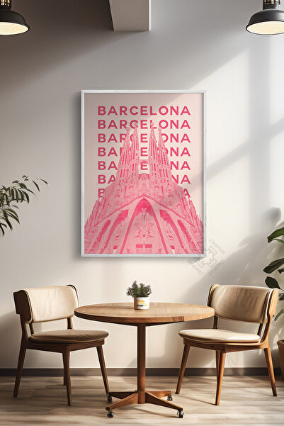 Basquiart Poster cu ramă albă din seria City, decor de perete nr:72