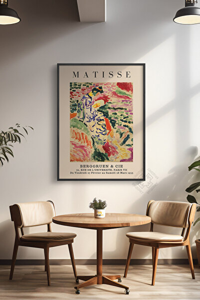 Basquiart Seria Henri Matisse Poster înrămat negru, decor de perete pictat Nr:13