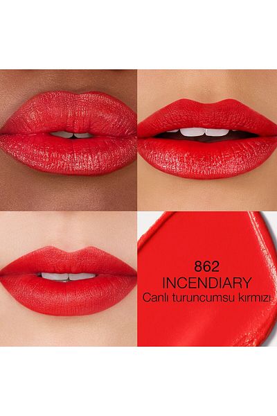 Nars Nourishing Satin Finish Lipstick That Gives Your Lips Color and a Touch of Elegance Gloss-862 Incendiary