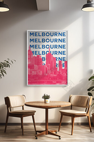 Basquiart Poster cu ramă albă din seria City, decor de perete nr:78