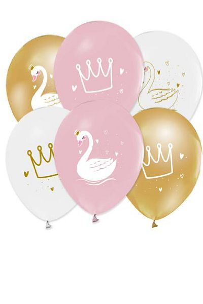 CUGY Printed Balloons 10 Pcs 12 Inch