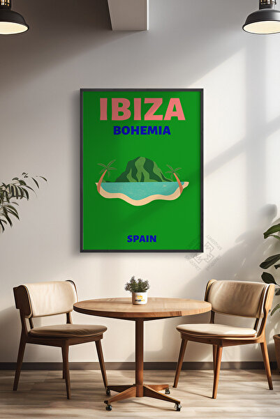 Basquiart Αφίσα της σειράς City με μαύρο πλαίσιο, Διακοσμητικός πίνακας τοίχο...