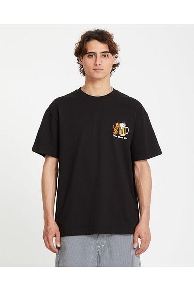Volcom تي شيرت القط الغريب Sst Blk