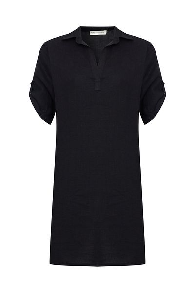 Mudo A Form Shirt Collar Mini Dress