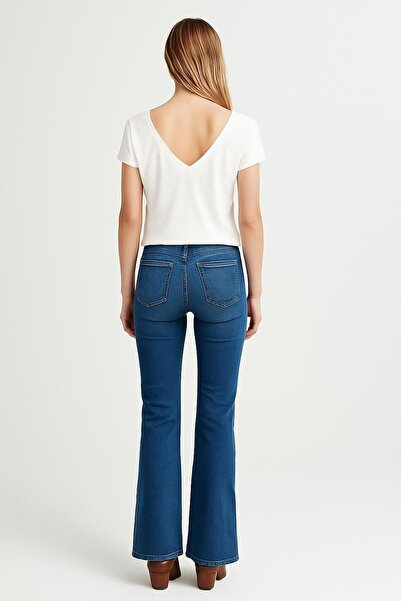 COTENCONCEPT 2 Pcs Front and Back V-Neck Basic Cotton T-Shirt