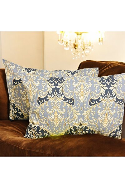 By Masuaa 2 bucăți de huse de pernă 50 X 70 cm cu fermoar cu dinți groși