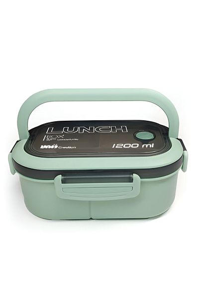 YAH Creation YAH Bento Lunch Box - Leak-Proof, BPA-Free, 2 Layers, Microwave & Dishwasher Safe, Includes Cutlery
