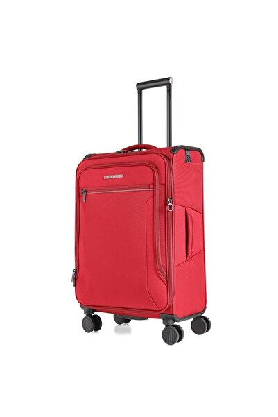 VERAGE GM21002W Kumaş Valiz Büyük Boy Kırmızı