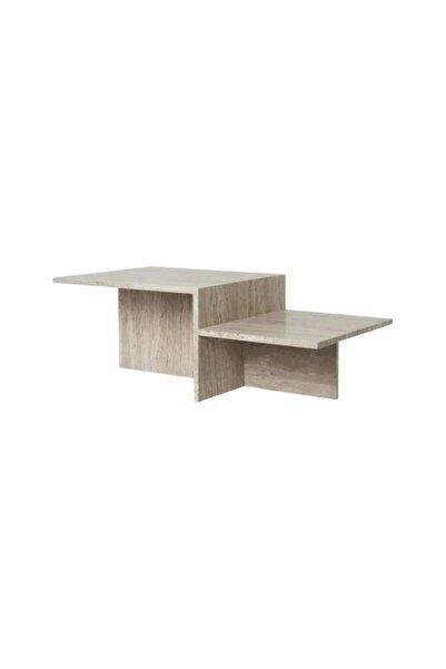 SMF MERMER Traverten orta sehpa