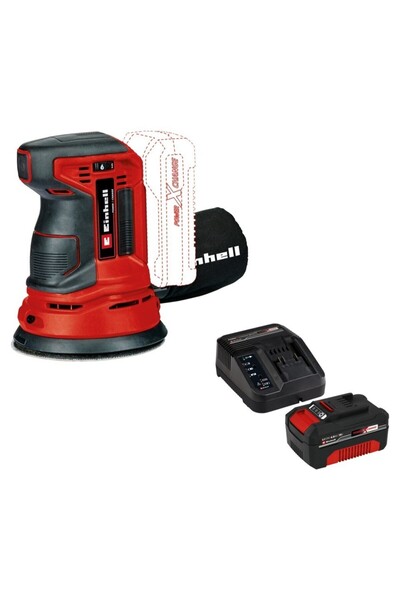 Einhell Te-Rs 18 Li-Solo Eksantrik Zımpara + 1 x 4 Ah Starter Kit Akü ve Şarj Aleti