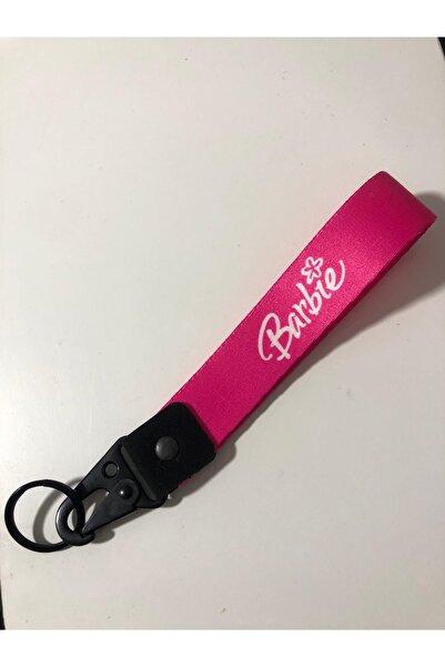 karagöz motor سلسلة مفاتيح قماشية للسيارات باللون الوردي