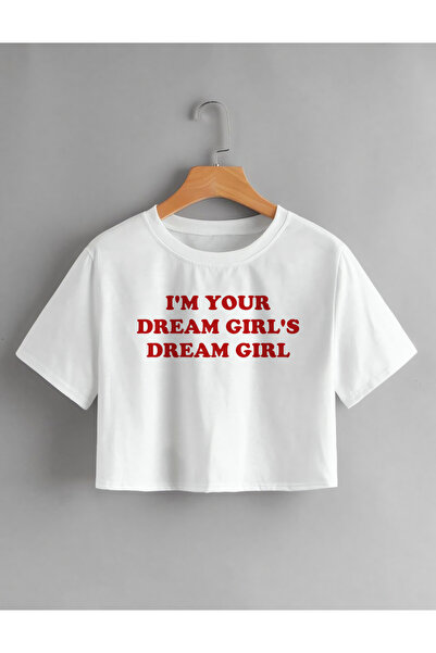 SVART WEAR JA SAM DEVOJKA IZ TVOG SNOVA Dizajnirana ženska Skraćeni kroj T-shirt