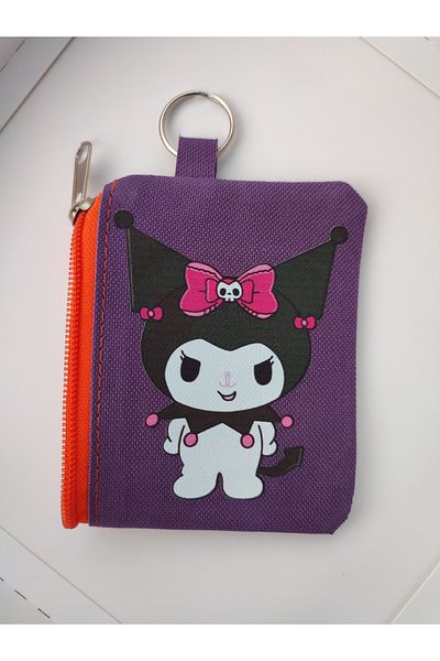 JANJAN 2 Pcs Children's Wallet, Coin Wallet, Wallet with Card Holder and Key Chain