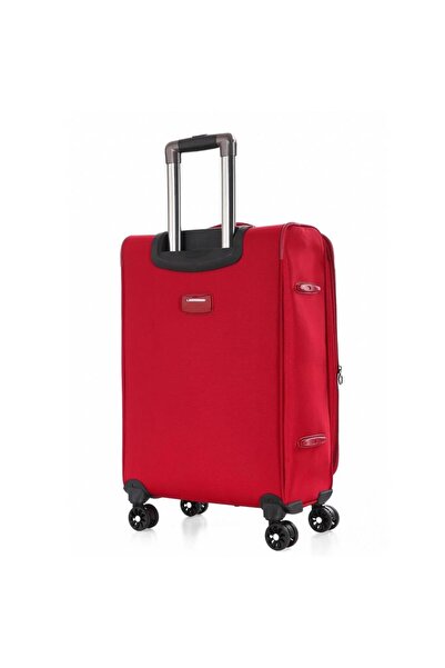 ÇÇS ÇÇS 650 Kumaş Valiz Büyük Boy Kırmızı