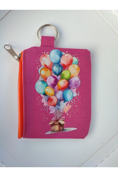 JANJAN 2 Pcs Children's Wallet, Coin Wallet, Wallet with Card Holder and Key Chain