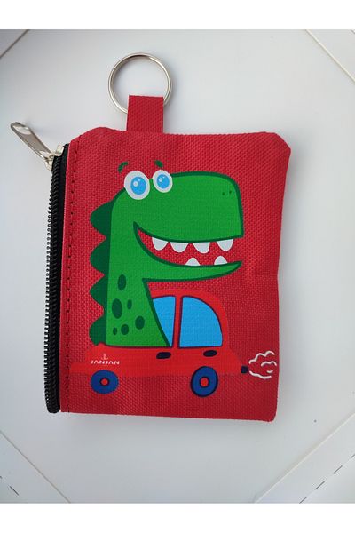 JANJAN 2 Pcs Children's Wallet, Coin Wallet, Wallet with Card Holder and Key Chain