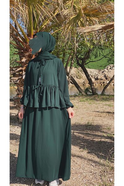 NAKŞİDİL Double Suit Emerald Green