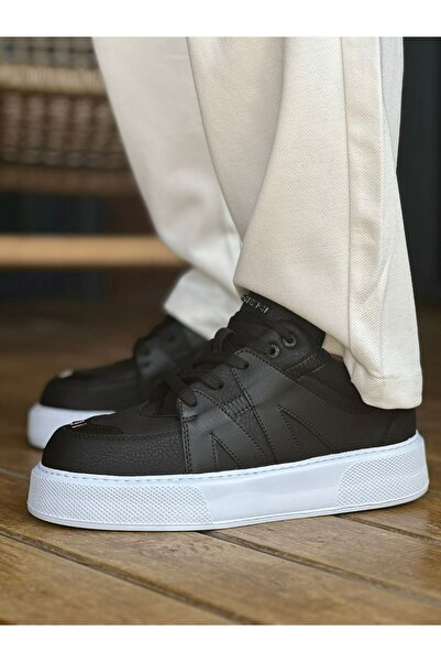 pabucmarketi Lace-Up Men's Sports Shoes Black
