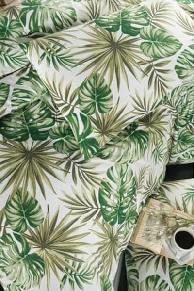 STOREMAX Ezg Verde Double Duvet Cover Set Ranforce Cotton Green 200X220 Ezsnshop 1065757