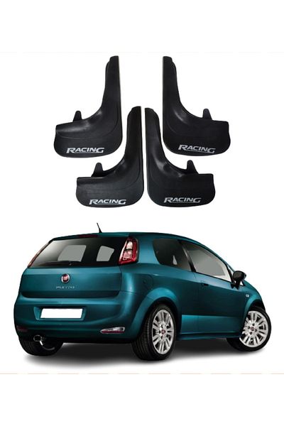 SONİKON LİNE Fiat Punto Compatible Racing Written 4-Piece Leggings Mudguard Leggings Modified