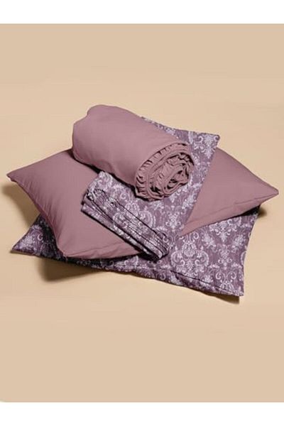 STOREMAX Ezg Single Duvet Cover Set with Elastic Sheets - Plum Ezsnshop 1065757