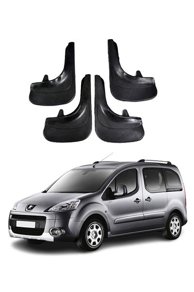 SONİKON LİNE Peugeot Partner Compatible 4-Piece Dust Cover Mudguard Mudguard Modified