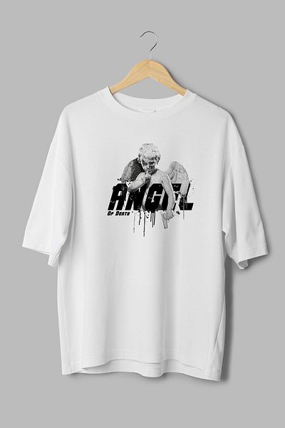 Overoz Μπλουζάκι Angel Of Death Angel με στάμπα Semi Oversize 1061