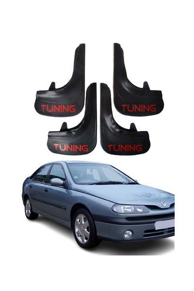 SONİKON LİNE Renault Laguna 1 Compatible Tuning Written 4-Piece Dust Cover Mudguard Mudguard Modified