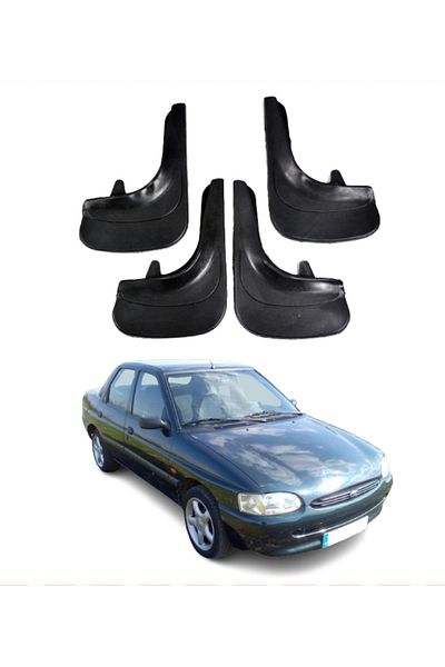 SONİKON LİNE Ford Escort Compatible 4-Piece Dust Cover Mudguard Mudflap Modified