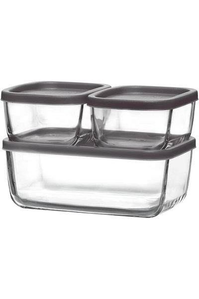 STOREMAX Ezg Cube 3-Piece Storage Container Ezsnshop 1065757