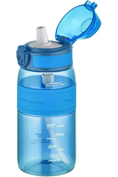 LUXE Ysstorex Fiftyfifty Straw (Non-Biteable) 440 ml Silicone Body Tritan Water Bottle Starcolxollection