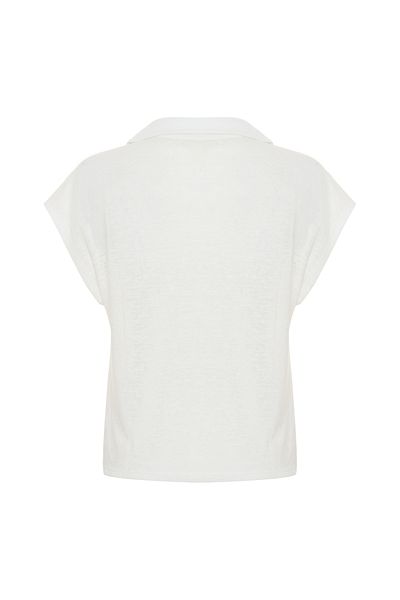 Mudo V-Neck Low Sleeve Bluz