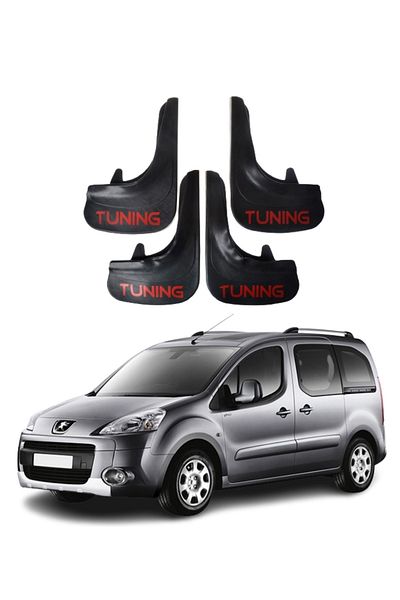 SONİKON LİNE Peugeot Partner Compatible Tuning Written 4-Piece Dust Cover Mudguard Mudguard Modified