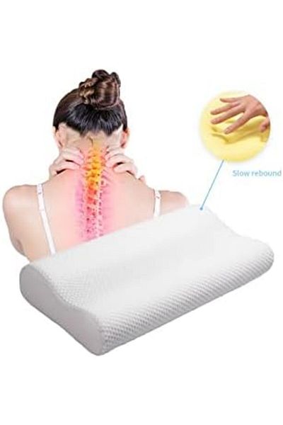 STOREMAX Ezg Orthopedic Visko Neck Pillow Orthopedic Neck Pillow Neck Straightening Essence for Neck