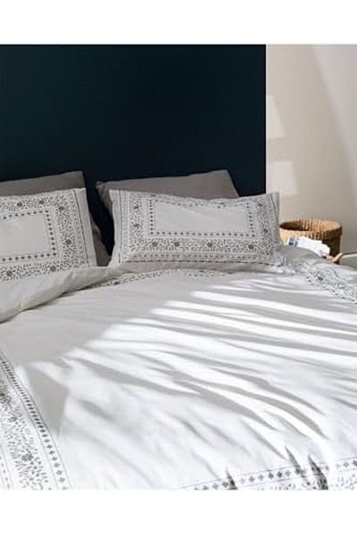 STOREMAX Double Duvet Cover Set, Gray, 200 X 220